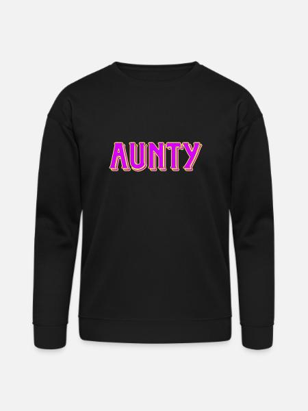 Aunty - Bella + Canvas Unisex Sweatshirt - black