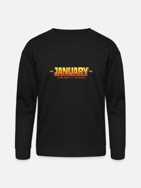 JANUARY - Bella + Canvas Unisex Sweatshirt - black