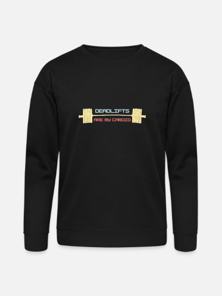 Deadlifts Are My Cardio - Bella + Canvas Unisex Sweatshirt - black