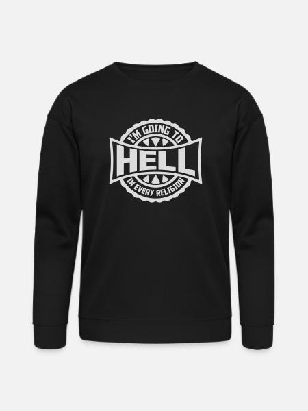 im going to hell - Bella + Canvas Unisex Sweatshirt - black