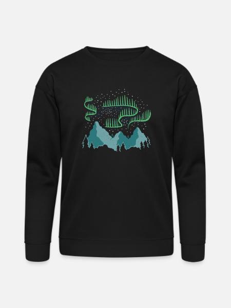 Nothern Lights - Bella + Canvas Unisex Sweatshirt - black