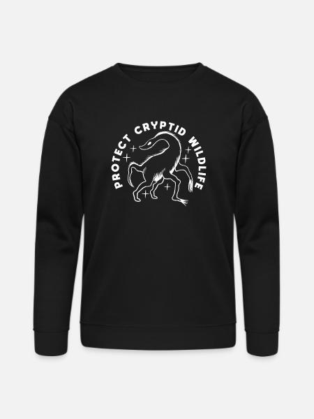 Protect Cryptid Wildlife - Bella + Canvas Unisex Sweatshirt - black