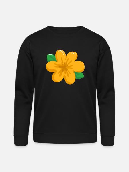 flower 1 1 - Bella + Canvas Unisex Sweatshirt - black