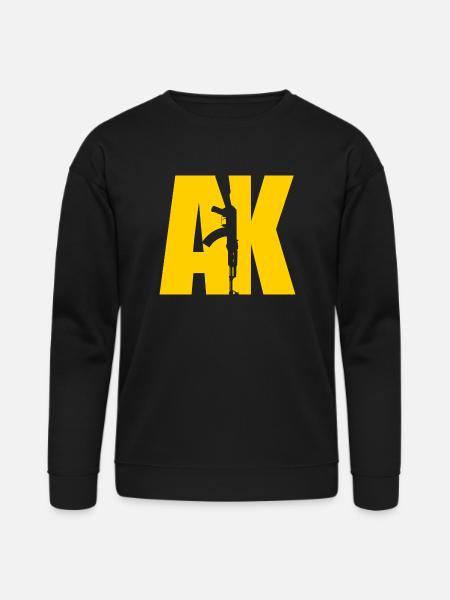 AK47 YELLOW - Bella + Canvas Unisex Sweatshirt - black