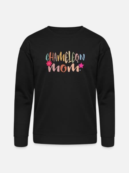 Chameleon Mom - Bella + Canvas Unisex Sweatshirt - black