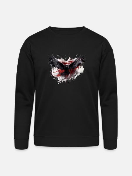 Raven - Bella + Canvas Unisex Sweatshirt - black