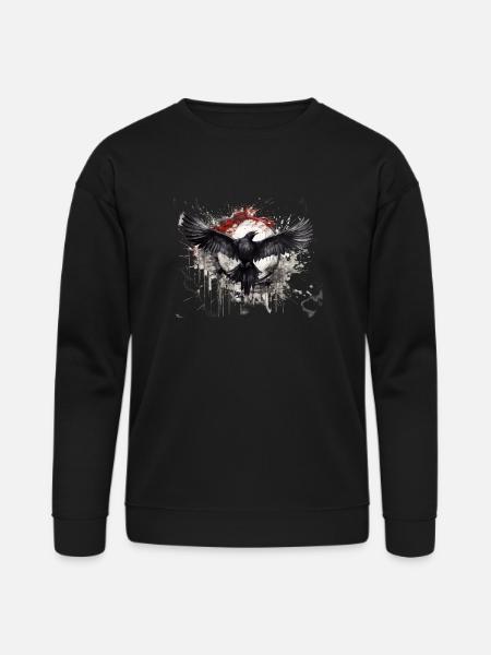 Raven - Bella + Canvas Unisex Sweatshirt - black