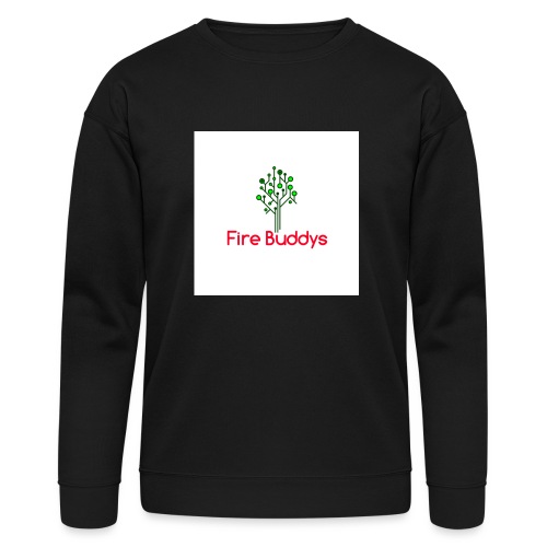 Fire Buddys Website Logo White Tee-shirt eco - Bella + Canvas Unisex Sweatshirt