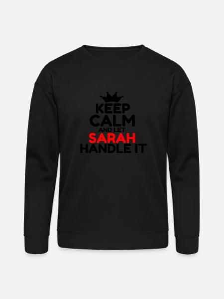 SARAH - Bella + Canvas Unisex Sweatshirt - black