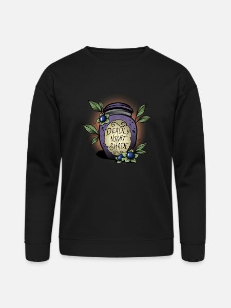Nightshade - Bella + Canvas Unisex Sweatshirt - black