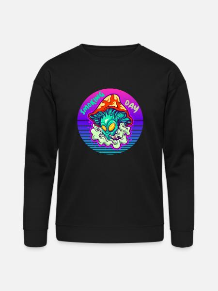 Smoking Day - Bella + Canvas Unisex Sweatshirt - black