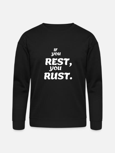 If You Rest - Bella + Canvas Unisex Sweatshirt - black