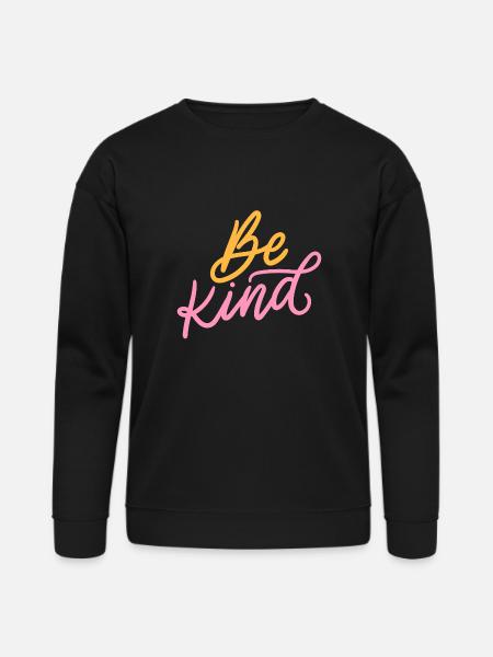 Be kind - Bella + Canvas Unisex Sweatshirt - black