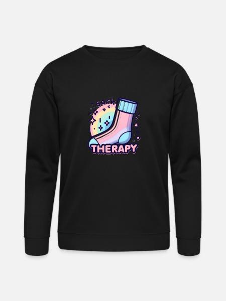 Stocking: Sock therapy - Bella + Canvas Unisex Sweatshirt - black