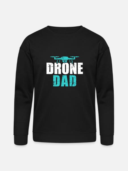Drone dad - Bella + Canvas Unisex Sweatshirt - black