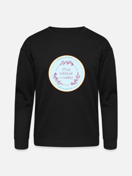 Pray without ceasing - Bella + Canvas Unisex Sweatshirt - black