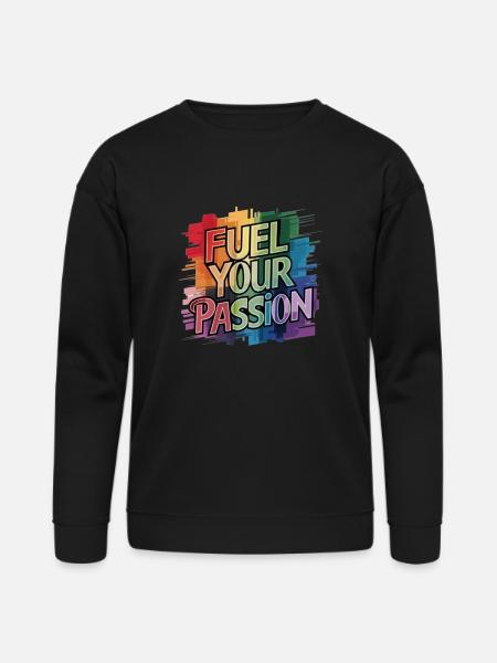 Fuel Your Passion - Bella + Canvas Unisex Sweatshirt - black