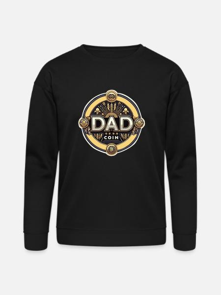 Dad Coin - Bella + Canvas Unisex Sweatshirt - black