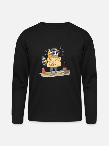 Test day vibes only - Bella + Canvas Unisex Sweatshirt - black