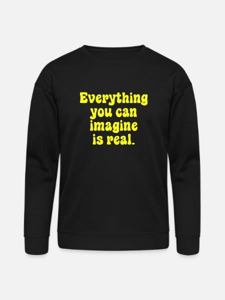 Imagine - Bella + Canvas Unisex Sweatshirt - black