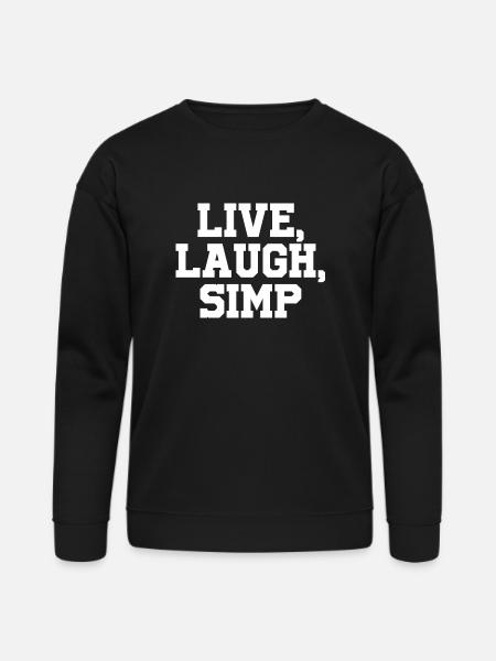 Live Laugh - Bella + Canvas Unisex Sweatshirt - black