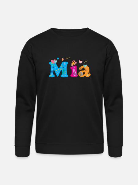 Mia - Bella + Canvas Unisex Sweatshirt - black