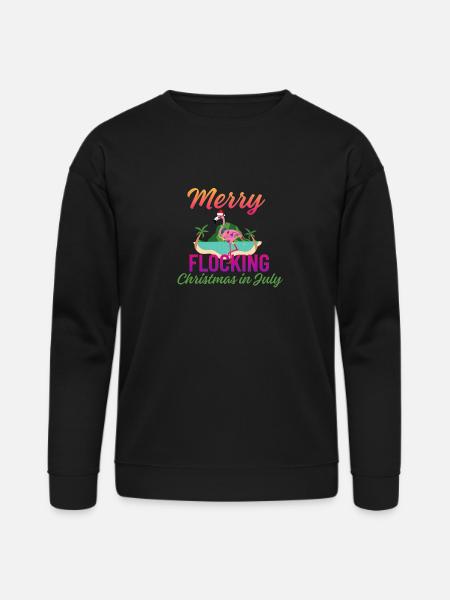 Christmas in July - Bella + Canvas Unisex Sweatshirt - black