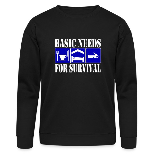 Basic Needs of Survival - Snowmobile