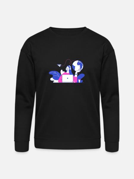 cs 1 - Bella + Canvas Unisex Sweatshirt - black