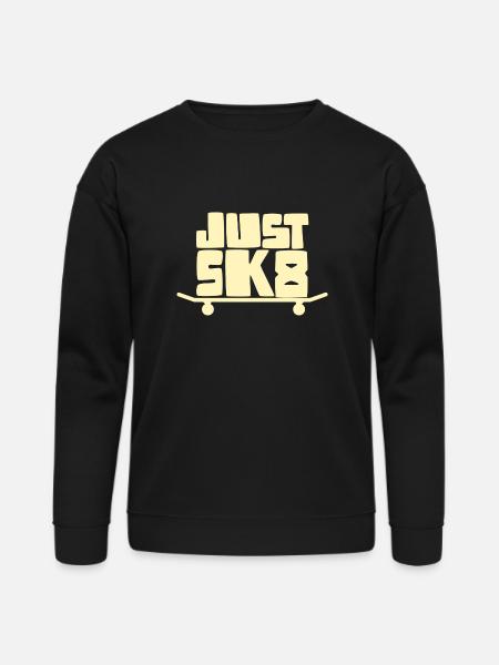 Just Skate - Bella + Canvas Unisex Sweatshirt - black