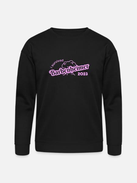i survived barbenheimer - Bella + Canvas Unisex Sweatshirt - black