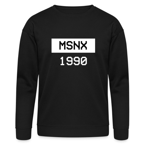 MSNX1990 BRAND LOGO - Bella + Canvas Unisex Sweatshirt