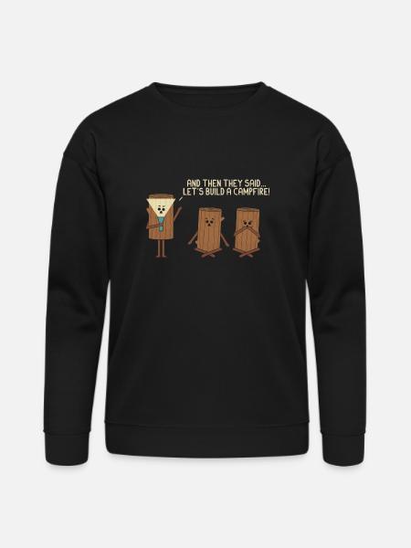 Campfire girl - Bella + Canvas Unisex Sweatshirt - black