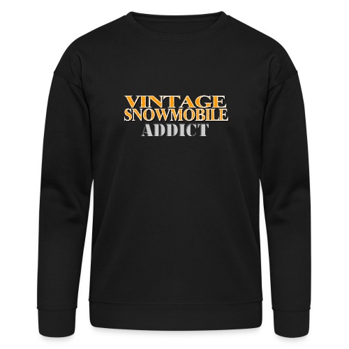 Vintage Snowmobile Addict - Bella + Canvas Unisex Sweatshirt