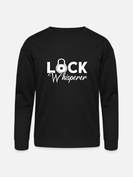 Lock Whisperer Locks Locksmith green - Bella + Canvas Unisex Sweatshirt - black