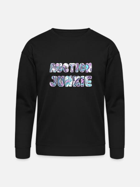Auction Junkie paisley - Bella + Canvas Unisex Sweatshirt - black
