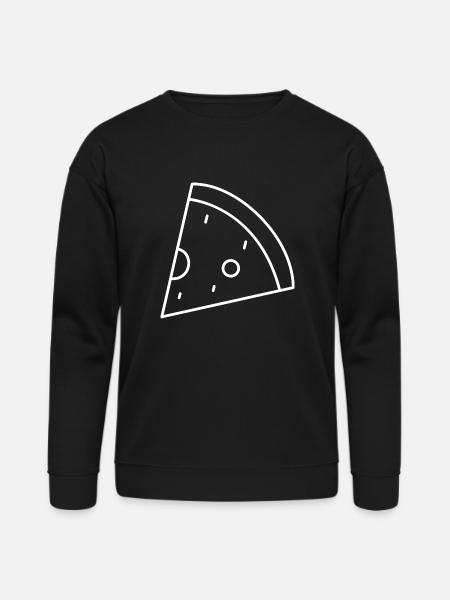 Pizza Slice - Bella + Canvas Unisex Sweatshirt - black