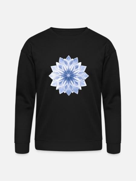 Ice Crystal - Bella + Canvas Unisex Sweatshirt - black