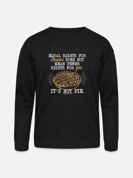 Equality Pie - Bella + Canvas Unisex Sweatshirt - black