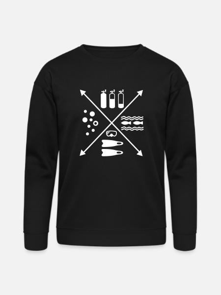 Scuba Diving - Bella + Canvas Unisex Sweatshirt - black
