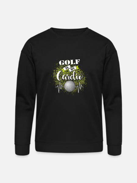 Golf Is My Cardio - Bella + Canvas Unisex Sweatshirt - black