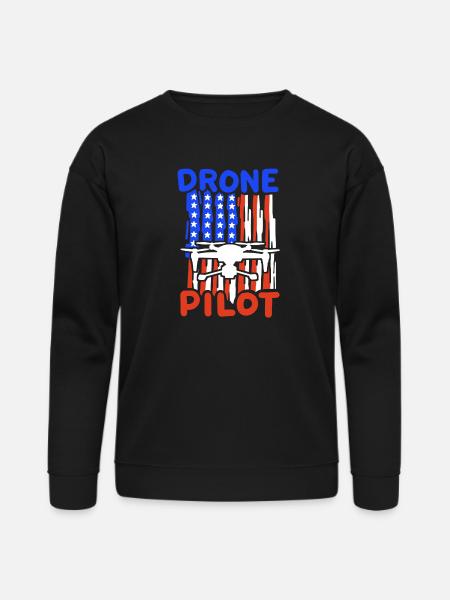 Drone Pilot - Bella + Canvas Unisex Sweatshirt - black