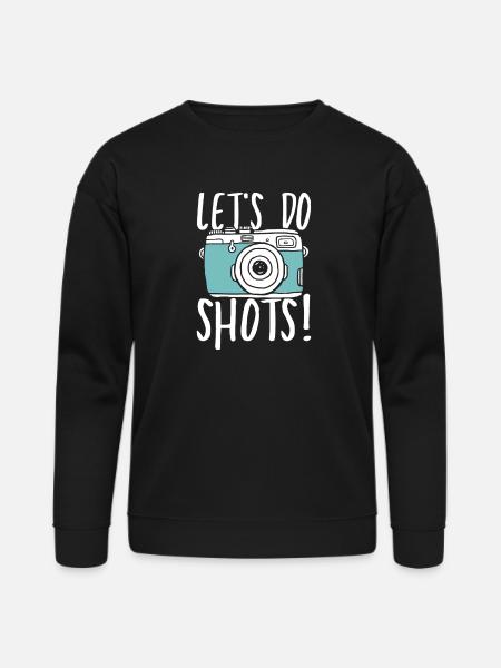 Let s do shots - Bella + Canvas Unisex Sweatshirt - black
