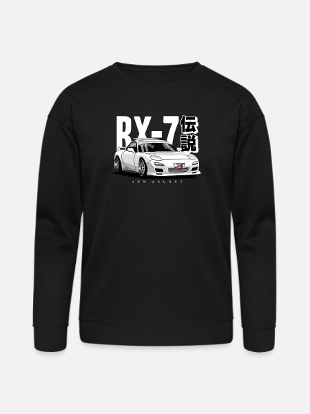JDM Galaxy RX-7 Legend - Bella + Canvas Unisex Sweatshirt - black