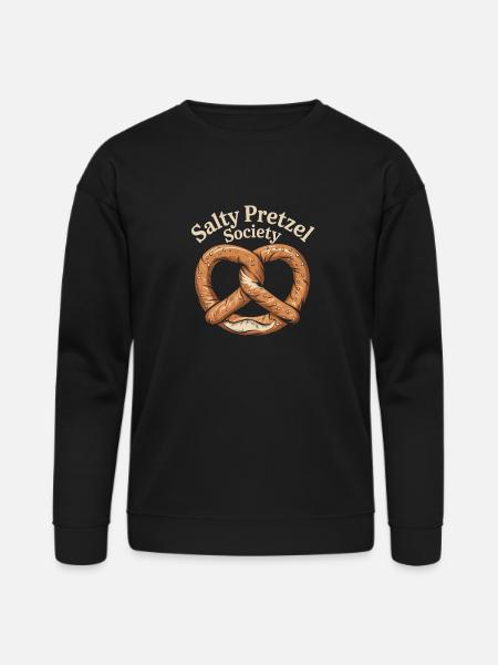 Salty Pretzel Society - Bella + Canvas Unisex Sweatshirt - black