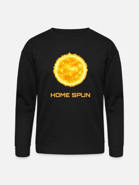 Sunburst Home Spun Solar T-shirt - Bella + Canvas Unisex Sweatshirt - black