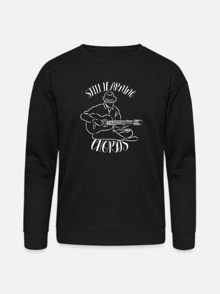 Still_Learning_Chords - Bella + Canvas Unisex Sweatshirt - black