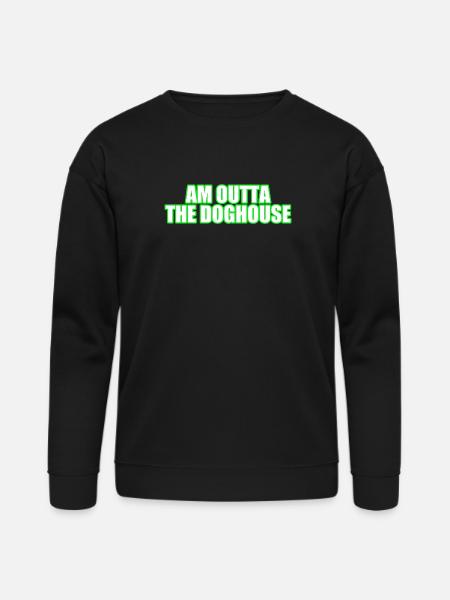 Am Outta the Doghouse - Bella + Canvas Unisex Sweatshirt - black
