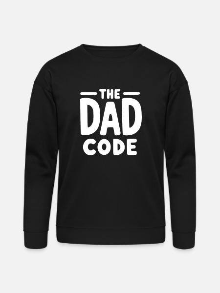 The Dad Code - Bella + Canvas Unisex Sweatshirt - black