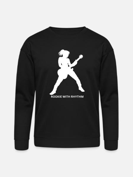 Rookie_With_Rhythm - Bella + Canvas Unisex Sweatshirt - black